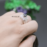 Nhẫn Bạc Nam Phong Thủy Đá Đen N2407090013