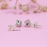 Bông Tai Bạc Nữ S925 Kiểu Nụ Hình Hộp Chữ LOVE Nhỏ Xinh  H2410220078