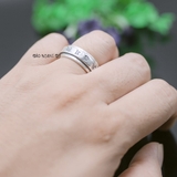 Nhẫn Bạc Nam Trơn Không Đá N2408200035