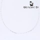 Kiềng Bạc Đảo Hoang DIY Cao Cấp S925 Mảnh Cho Nữ Trẻ Trung Hiện Đại Nổi Bật