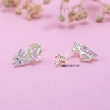 Bông Tai Bạc Nữ Kiểu Nụ Đá Hình Tam Giác Kiêu Sa Nổi Bật H2410220072