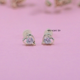 Bông Tai Bạc Nữ S925 Kiểu Đính Đá Nhỏ Xinh Nhiều Style H2410220068