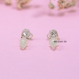 Bông Tai Bạc Nữ S925 Kiểu Đính Đá Nhỏ Xinh Nhiều Style H2410220068