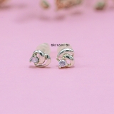 Bông Tai Bạc Nữ S925 Kiểu Đính Đá Nhỏ Xinh Nhiều Style H2410220069