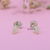 Bông Tai Bạc Nữ S925 Kiểu Đính Đá Nhỏ Xinh Nhiều Style H2410220069