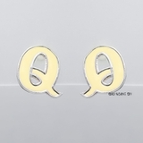 Bông Tai Bạc Nữ S925 Kiểu Nụ Chữ Cái Mang Phong Cách Riêng H2410220084