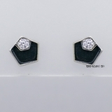 Bông Tai Bạc Nữ Kiểu Nụ Hình Học Nhỏ Xinh Dễ Thương H2410220077