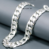 Dây Chuyền Bạc Nam Mắt Xích Đơn Truyền Thống Bản To D2411220035
