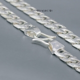 Dây Chuyền Bạc Nam Mắt Xích Đơn Truyền Thống Bản To D2411220035