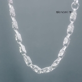 Dây Chuyền Bạc Nam Kiểu Ống Đúc Chéo  D2411210007