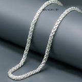 Dây Chuyền Bạc Nam Kiểu Dây Dừa Bền Đẹp Chắc Chắn D2411120053