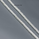 Dây Chuyền Bạc Nam Kiểu Dây Dừa Bền Đẹp Chắc Chắn D2411120053