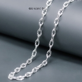 Dây Chuyền Bạc Nam Mắt Xích Thưa Nhiều Style D2411210010