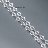 Dây Chuyền Bạc Nam Mắt Xích Thưa Nhiều Style D2411210009