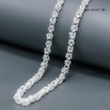 Dây Chuyền Bạc Nam Kiểu Sợi Nhỏ Xoắn Thừng D2411160032