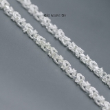 Dây Chuyền Bạc Nam Kiểu Sợi Nhỏ Xoắn Thừng D2411160032