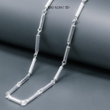 Dây Chuyền Bạc Nam Ống Đúc Trơn Dài D2411160030