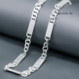 Dây Chuyền Bạc Nam Kiểu Dẹt Số 555 D2411210006