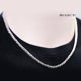 Dây Chuyền Bạc Nam Kiểu Dây Dừa Bền Đẹp Chắc Chắn D2411120053