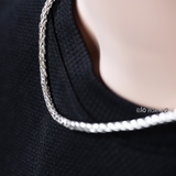 Dây Chuyền Bạc Nam Kiểu Dây Dừa Bền Đẹp Chắc Chắn D2411120053