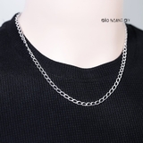 Dây Chuyền Bạc Nam Mắt Xích Thưa Nhiều Style D2411210012