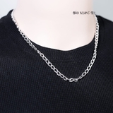 Dây Chuyền Bạc Nam Mắt Xích Thưa Nhiều Style D2411210011