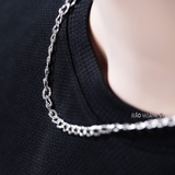 Dây Chuyền Bạc Nam Mắt Xích Thưa Nhiều Style D2411210011