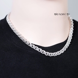 Dây Chuyền Bạc Nam Kiểu Mắt Xích Kép Chắc Chắn Bền Đẹp D2411230016