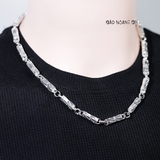 Dây Chuyền Bạc Nam Ống Đúc Hình Tia Chớp D2411220034