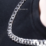 Dây Chuyền Bạc Nam Kiểu Mắt Đơn Bản To Chắc Chắn D2411230017