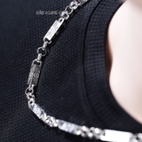 Dây Chuyền Bạc Nam Ống Đúc Vuông Chắc Chắn D2411230014