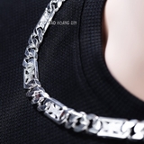 Dây Chuyền Bạc Nam Mắt Xích Hình Chữ Thập D2411230004