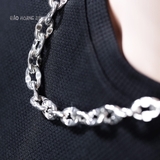 Dây Chuyền Bạc Nam Mắt Xích Tròn Dài Kiểu Bản To Siêu Chắc D2411220031