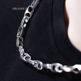 Dây Chuyền Bạc Nam Mắt Xích Kiểu Bản To Chắc Chắn D2411220030