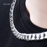 Dây Chuyền Bạc Nam Mắt Xích Đơn Truyền Thống Bản To D2411220035