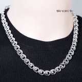 Dây Chuyền Bạc Nam Mắt Xích Kiểu Dày Dặn Cứng Cáp D2411230003