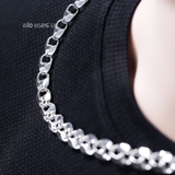 Dây Chuyền Bạc Nam Mắt Xích Kiểu Dày Dặn Cứng Cáp D2411230003