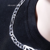 Dây Chuyền Bạc Nam Mắt Dẹt Nike Size Vừa D2411230019