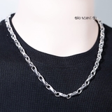 Dây Chuyền Bạc Nam Kiểu Sợi Đặc Bền Chắc D2411230009