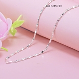 Dây Chuyền Bạc Nữ S999 Sợi Tròn Trơn Đặc D2411150071