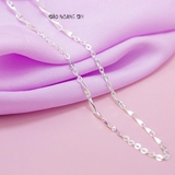 Dây Chuyền Bạc Nữ S990 Mắt Xích Chữ O Mix Sợi Nhỏ Đặc Chắc Chắn Bền Đẹp D2411160012
