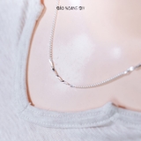 Dây Chuyền Bạc Nữ Kiểu Dây Đơn Mix Sợi Đặc Nhỏ Xinh Xắn
