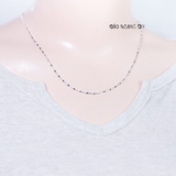 Dây Chuyền Bạc Nữ S999 Sợi Tròn Trơn Đặc D2411150071