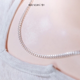 Dây Chuyền Bạc Nữ Kiểu Dây Đơn Truyền Thống D2411140061