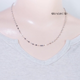Dây Chuyền Bạc Nữ S925 Kiểu Mắt Tròn Mảnh Xinh D2411150043