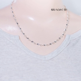 Dây Chuyền Bạc Ta Nữ Kiểu Sợi Xoắn Cứng Cáp Bền Đẹp D2411150037