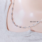 Dây Chuyền Bạc Ta Nữ Kiểu Sợi Xoắn Cứng Cáp Bền Đẹp D2411150037