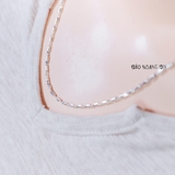 Dây Chuyền Bạc Nữ S925 Sợi Đặc Style 13 D2411150057