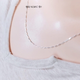 Dây Chuyền Bạc Nữ S990 Sợi Đặc Style 2 D2411150046