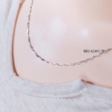 Dây Chuyền Bạc Nữ S925 Sợi Đặc Style 6 D2411150050